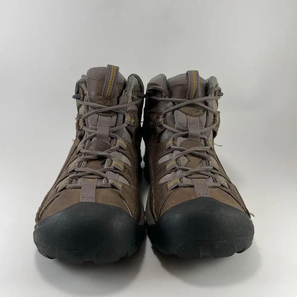 KEEN Targhee II Mid Brown Boots Womens Size 9 Waterproof Trail Hiker Comfort